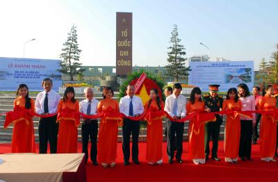 Khánh thành công trình tưởng niệm các liệt sĩ bảo vệ cầu Rạch Chiếc